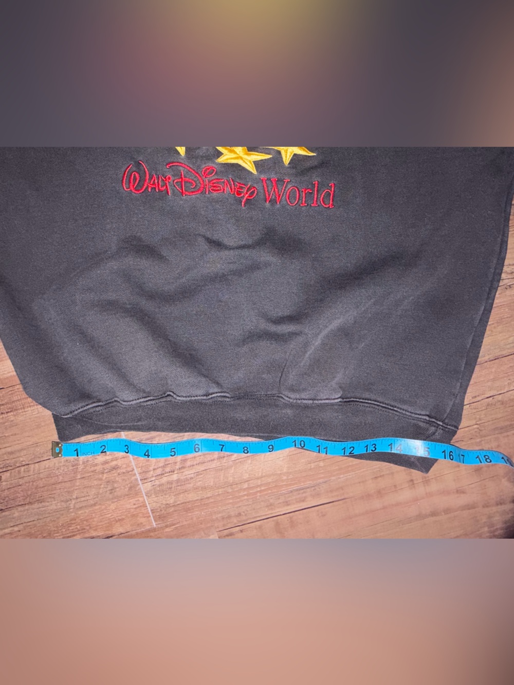 Vintage 90s Disney World 25th Anniversary Black Sweater - Picture 7 of 7
